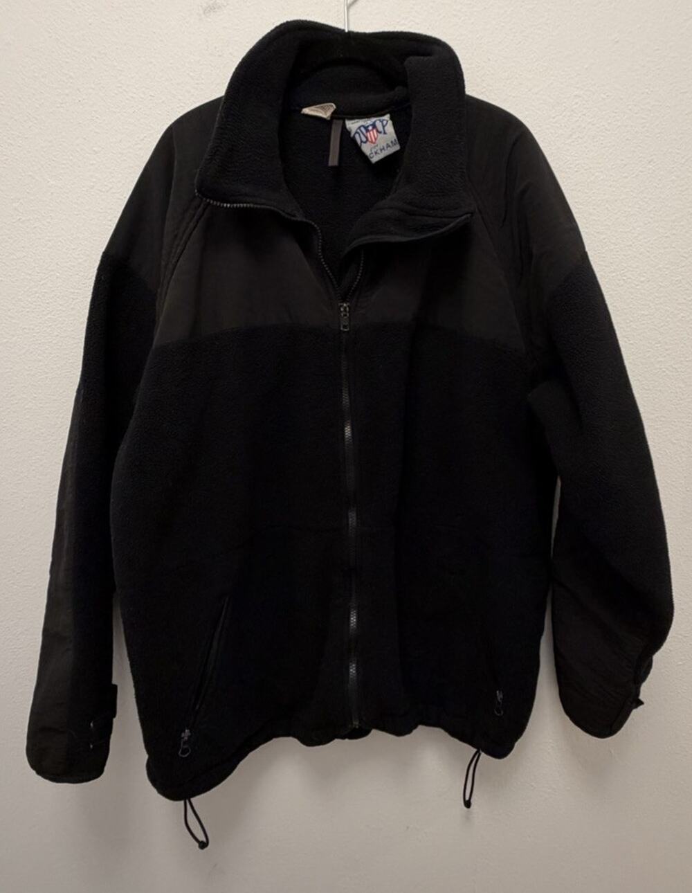 Vintage WP By Peckham Polartec Fleece Jacket Black USA Military Large ECWCS